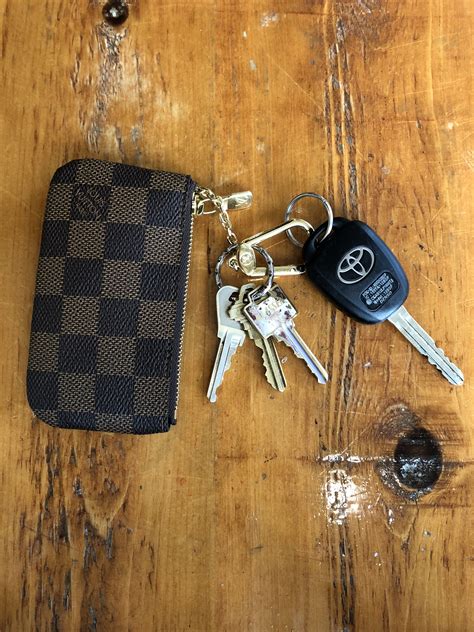 louis vuitton key and change holder|louis vuitton key holder price.